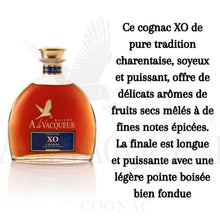 Charger l&#39;image dans la galerie, Cognac XO Maison A.de Vacqueur 40%vol.70cl avec son écrin
