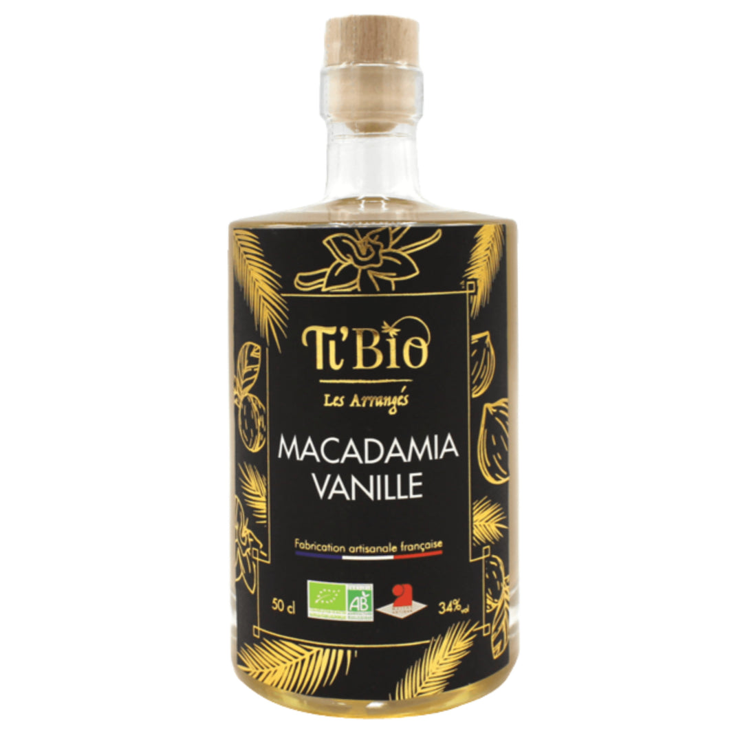Macadamia Vanille. Premium Bio Filtré 34°/50cl